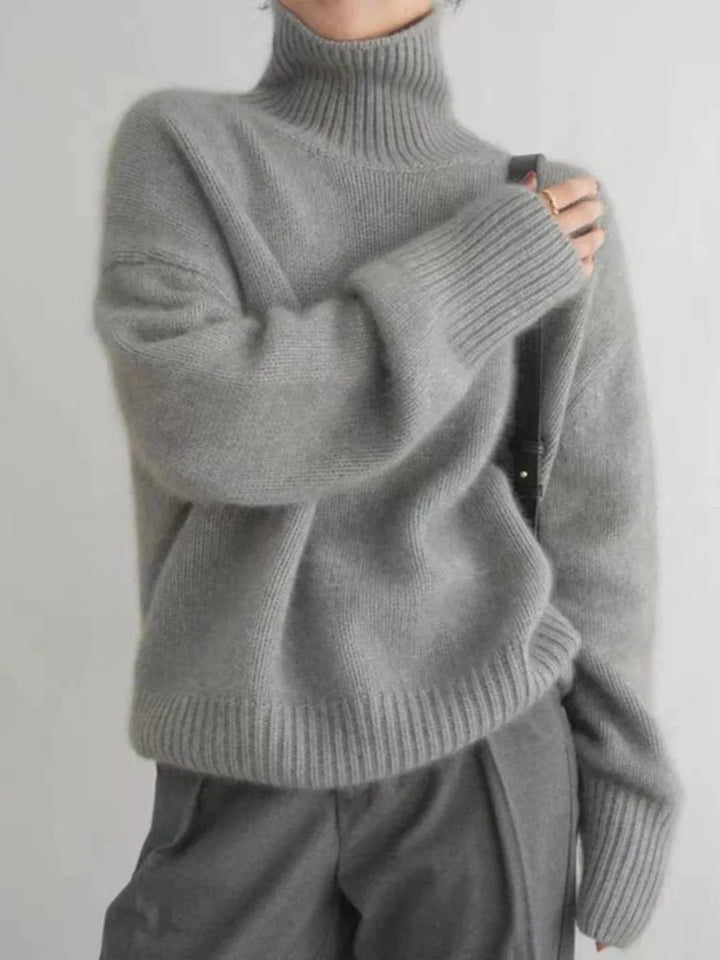 Zoey - Suéter Oversized con Cuello Alto