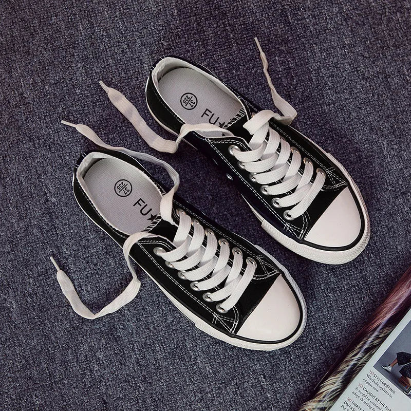 Imogen Classic Canvas Shoes Vintage Modern Comfort
