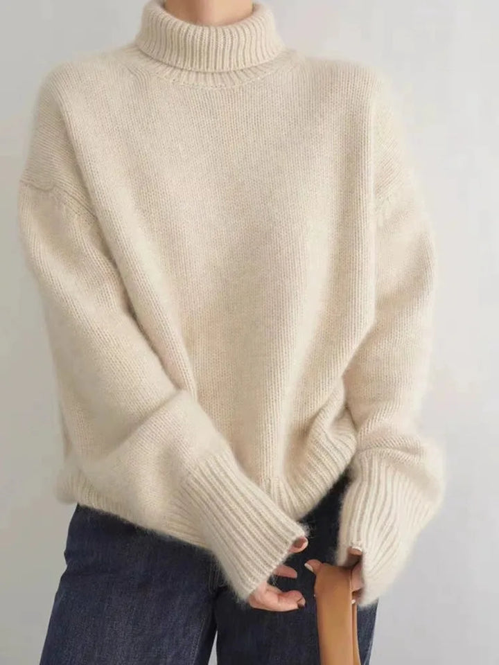 Zoey - Suéter Oversized con Cuello Alto