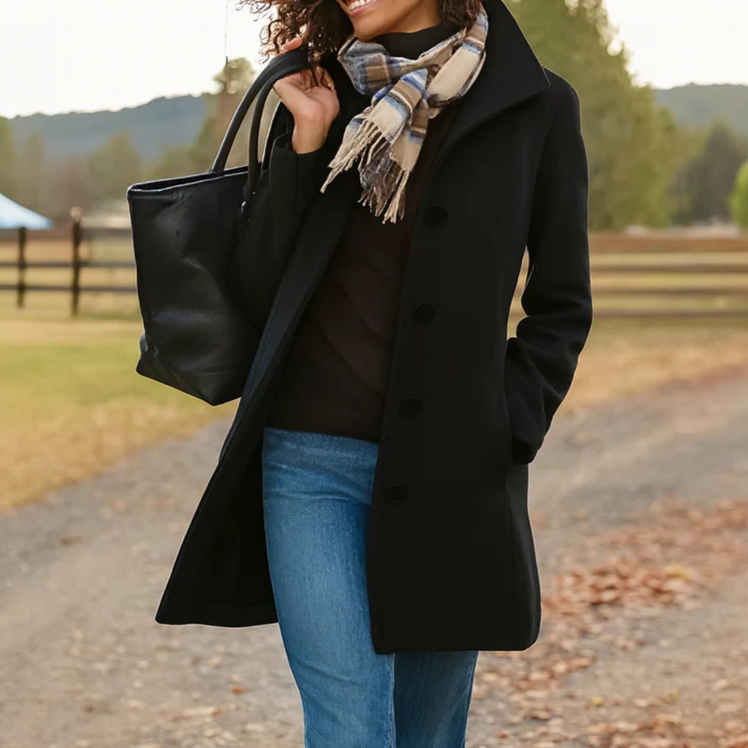 Ines | Wool Winter Coat For Women