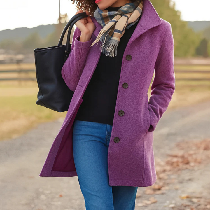 Ines | Wool Winter Coat For Women