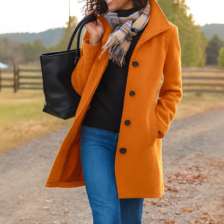 Ines | Wool Winter Coat For Women