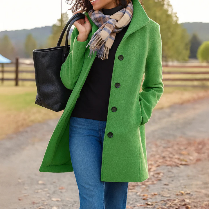 Ines | Wool Winter Coat For Women