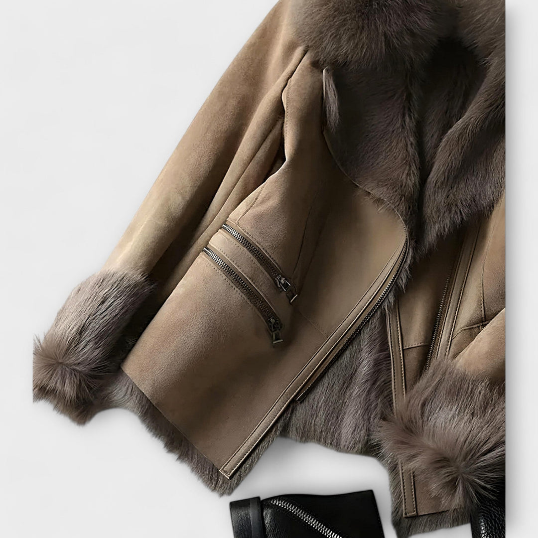 Mariana - Luxury Lambskin Coat