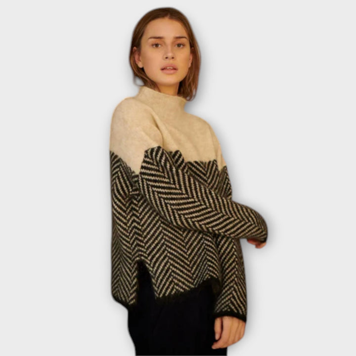 Maeve - Suéter Suave con Cuello Alto