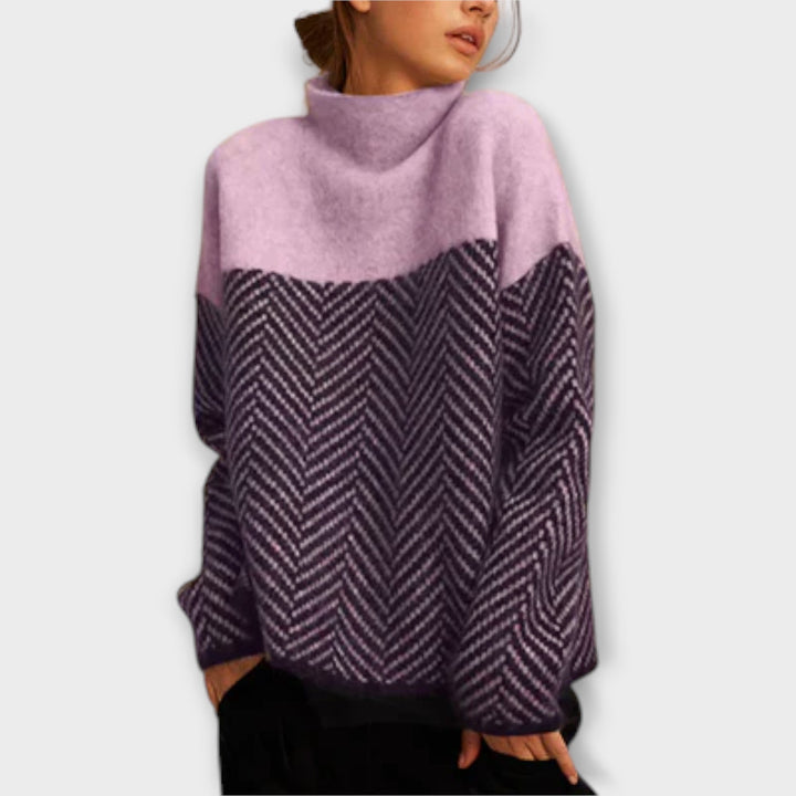 Maeve - Suéter Suave con Cuello Alto