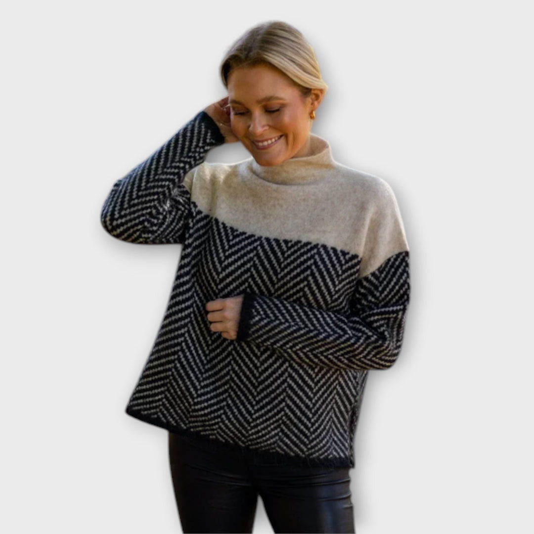 Maeve - Suéter Suave con Cuello Alto