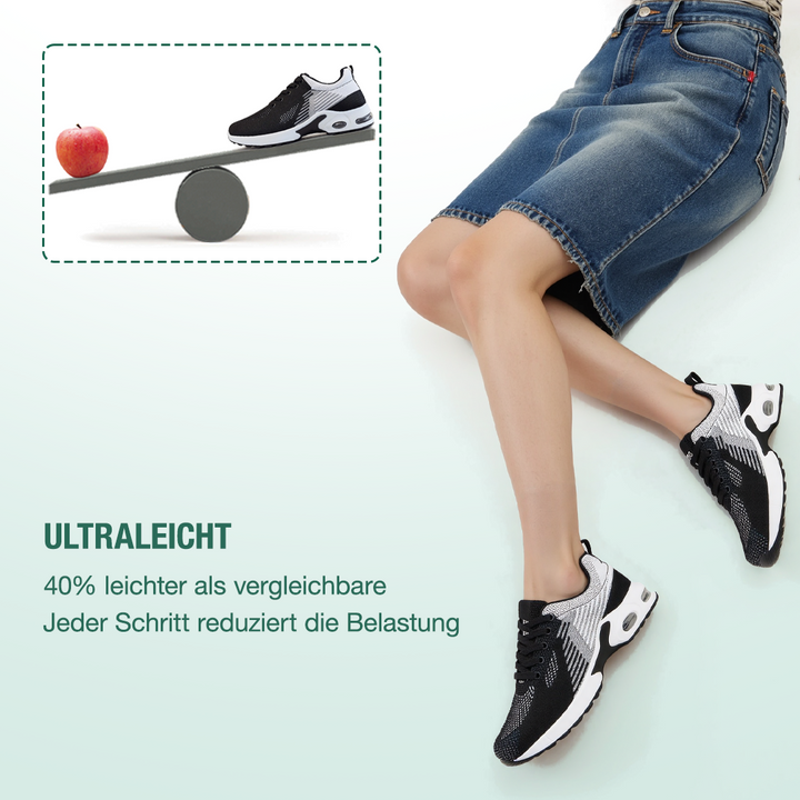 WalkMora Orthopaedic Shoes - Black White