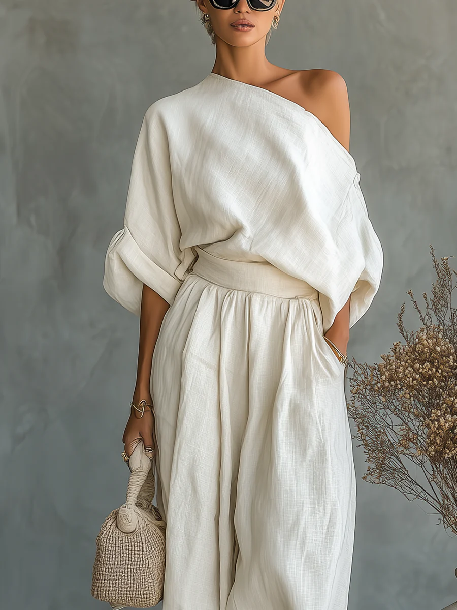 Carmen | Two-Piece Set with Off-Shoulder Design