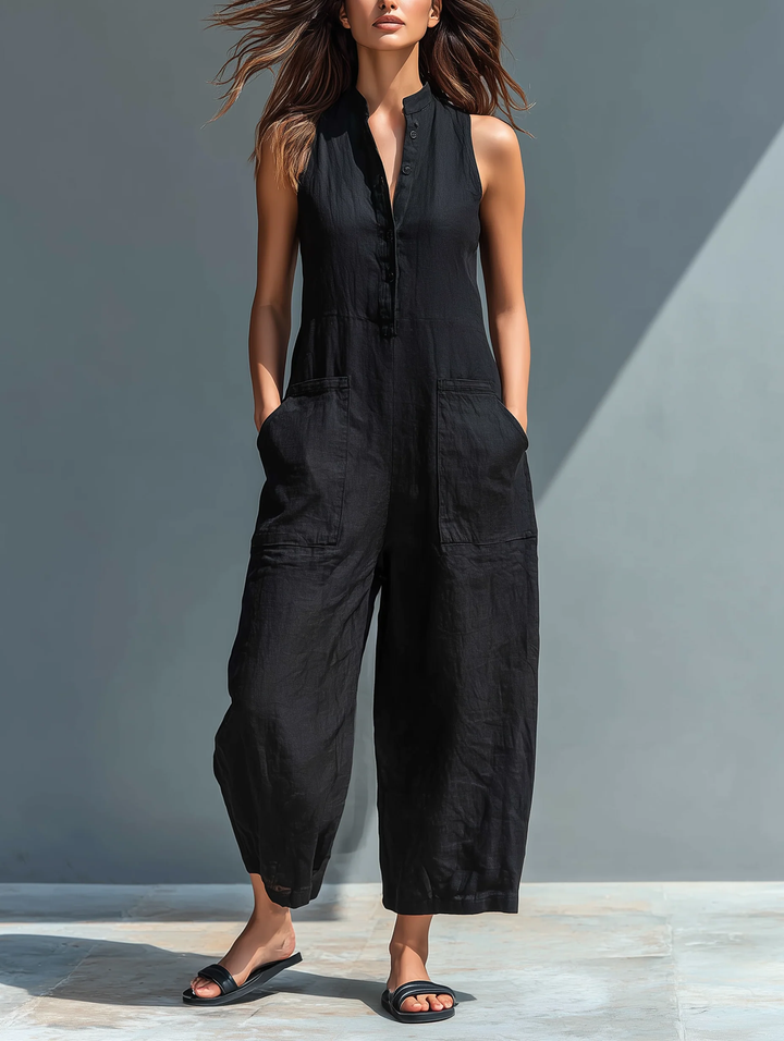 Carmen | Minimalist Sleeveless Jumpsuit