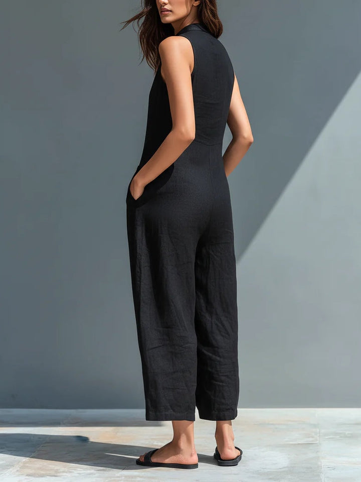 Carmen | Minimalist Sleeveless Jumpsuit