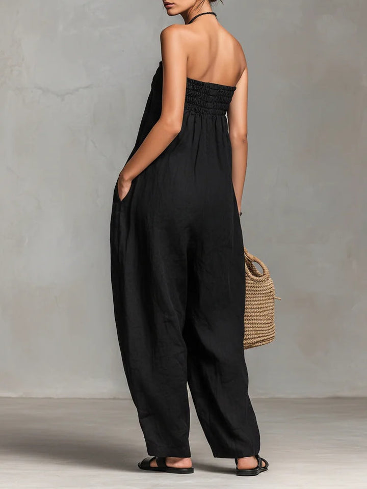 Carmen | Elegant Strapless Jumpsuit