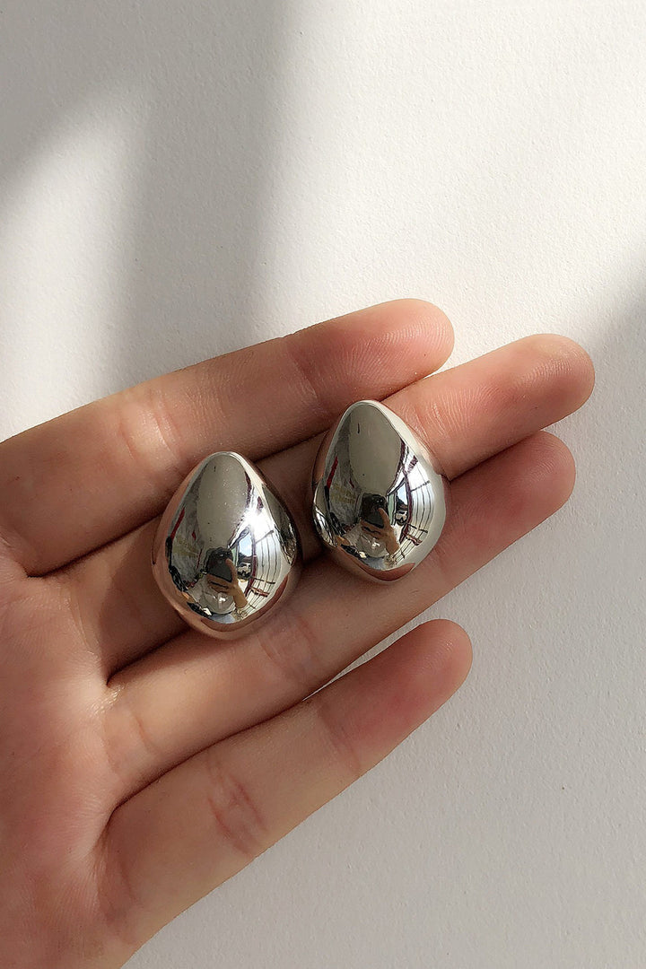 Metallic Drop Earrings