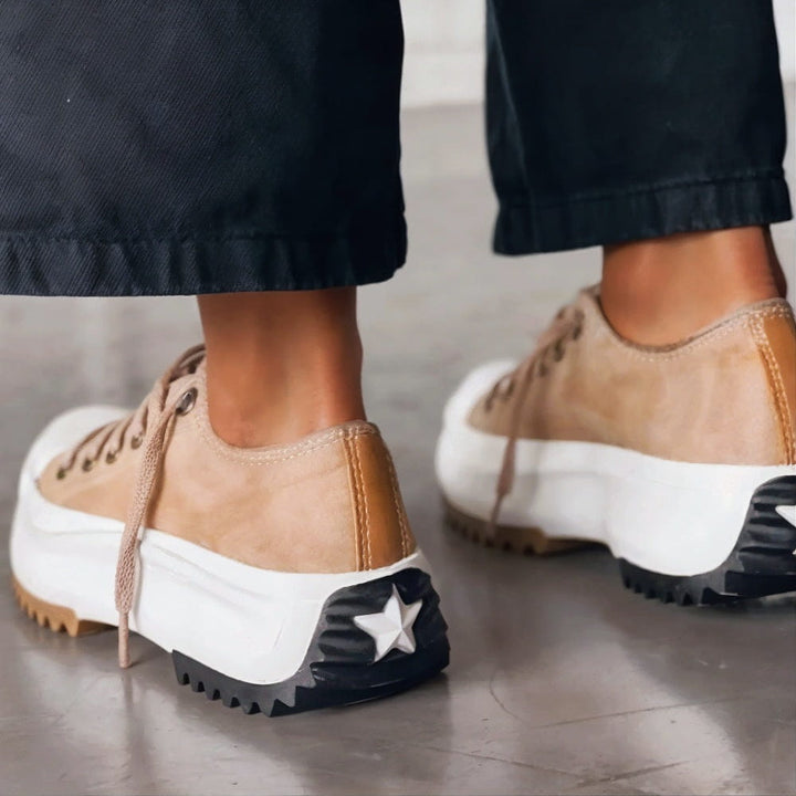 Elina - Comfortable Shoes with Chunky Heel Urban Style