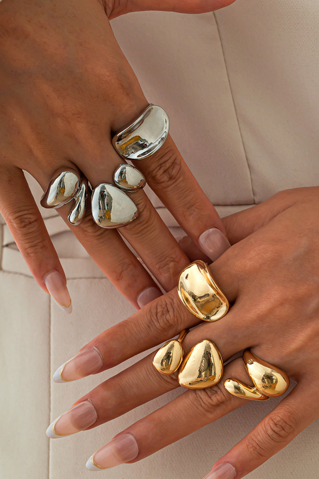Irregular Metal Rings