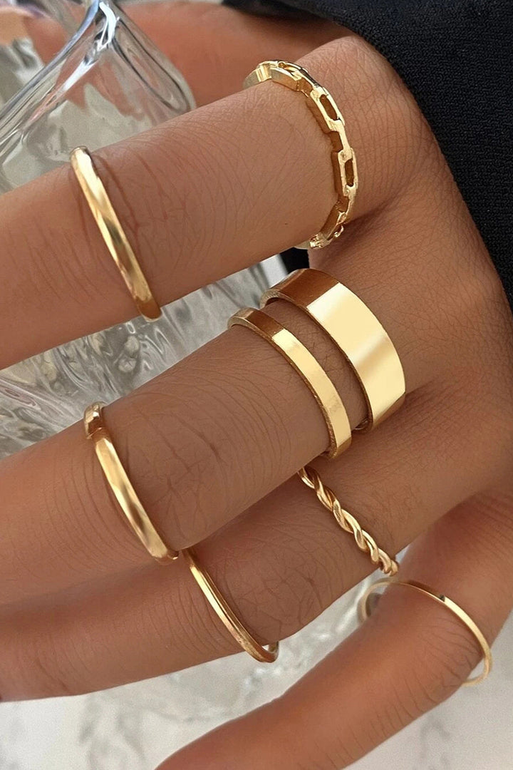 Set of 7 Rings