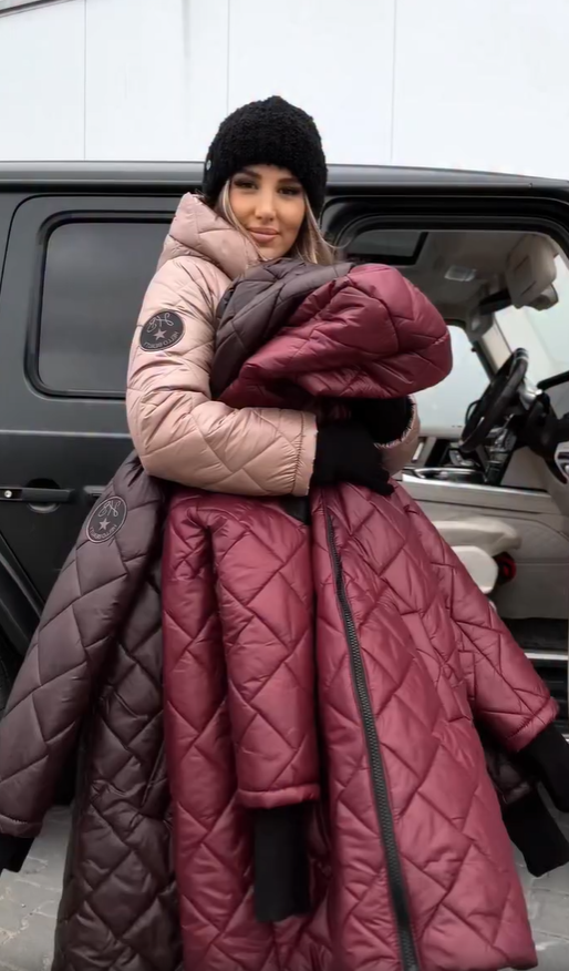 Martina | Elegant Padded Down Jacket with Hood