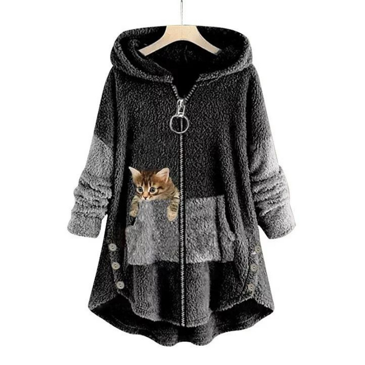 Vanda | Warm and Soft Jacket, as Hugable as a Teddy Bear