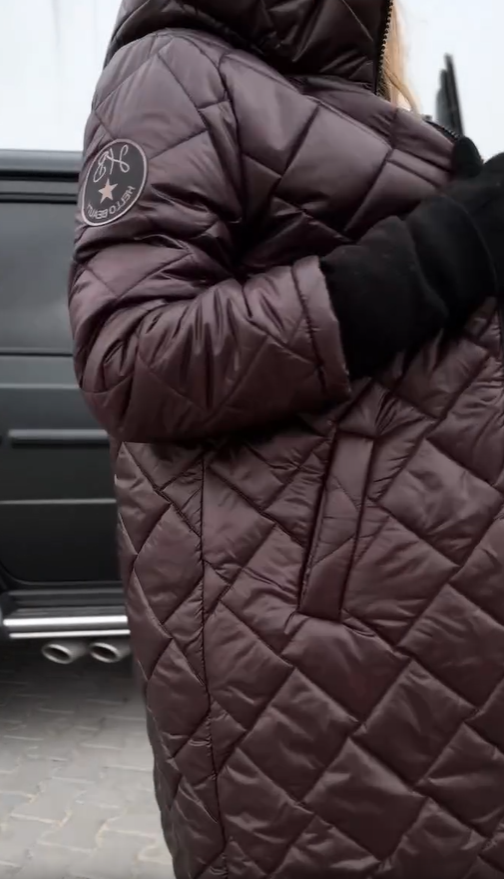 Martina | Elegant Padded Down Jacket with Hood