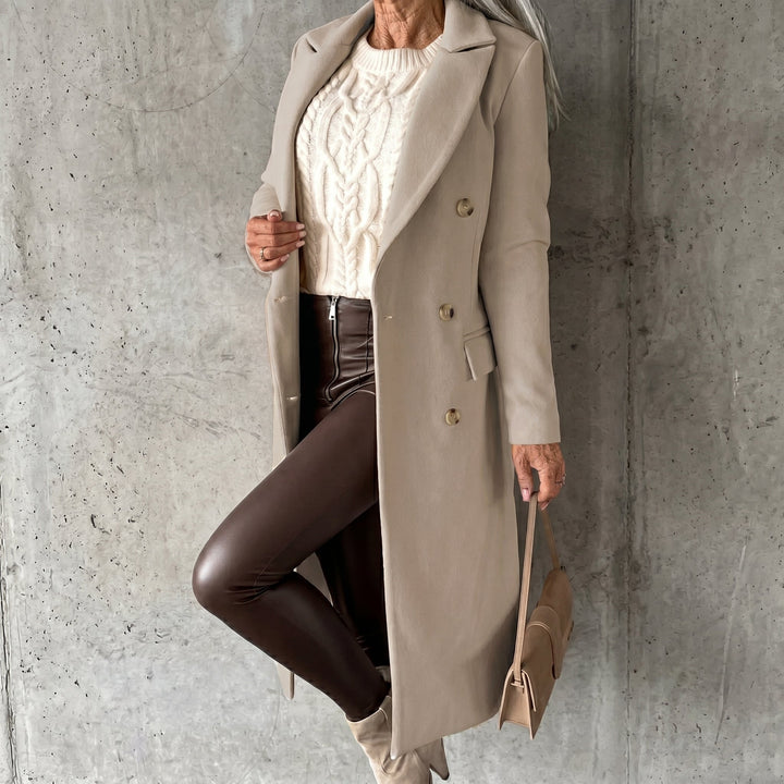 DESIREE™ | LONG COAT WITH DOUBLE BUTTON