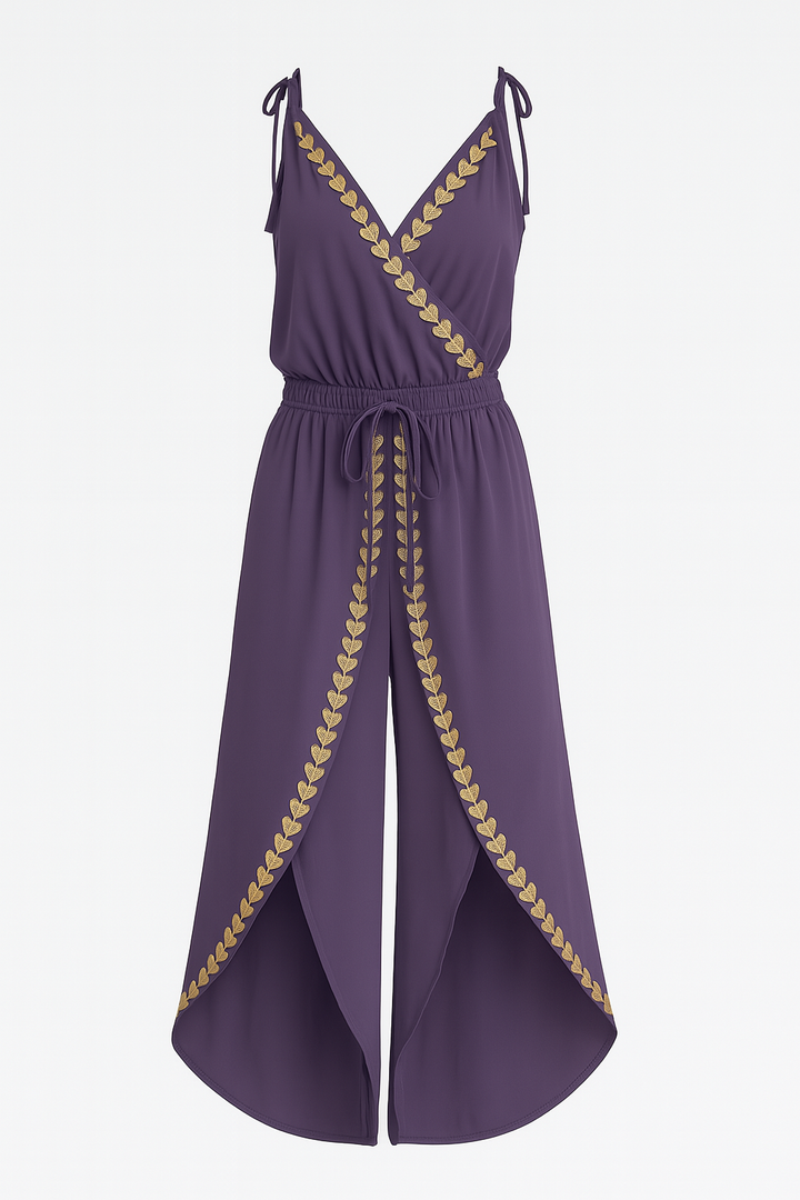 Donatila Mono Unique with Golden Details and Open Leg
