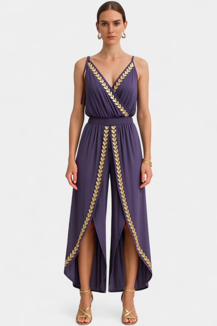 Donatila Mono Unique with Golden Details and Open Leg