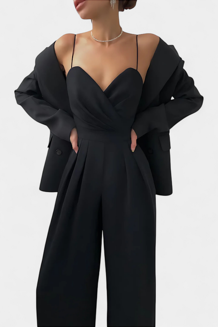 Romily Mono Sexy with Straps and Wide Leg Elegant