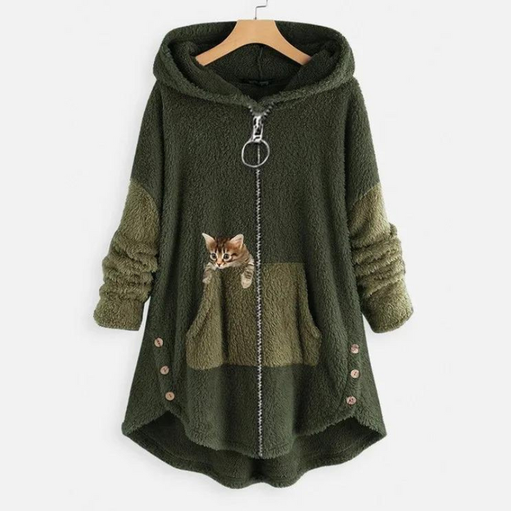 Vanda | Warm and Soft Jacket, as Hugable as a Teddy Bear