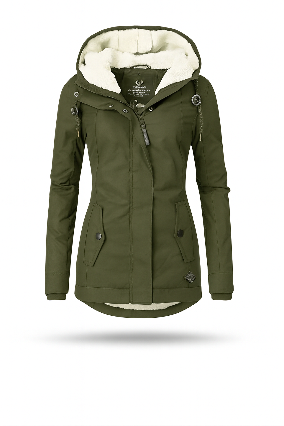 Soraya | Long Waterproof Jacket with Hood and Lining