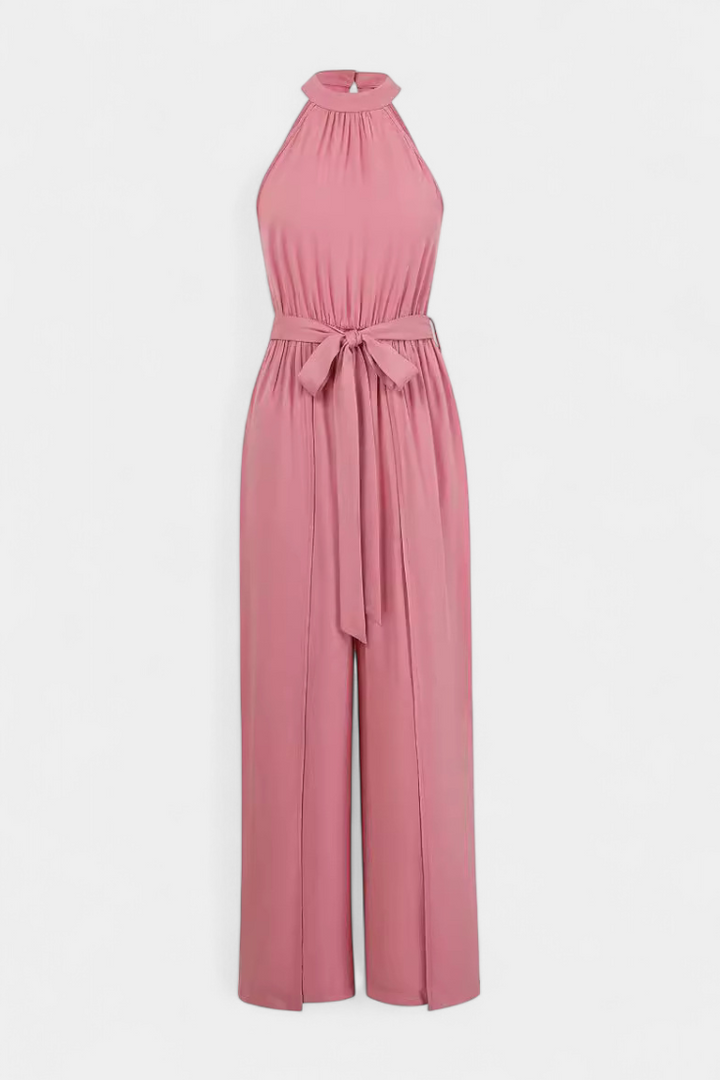Nyree Asymmetrical Mono with Cut-Out and Bow Sleeve