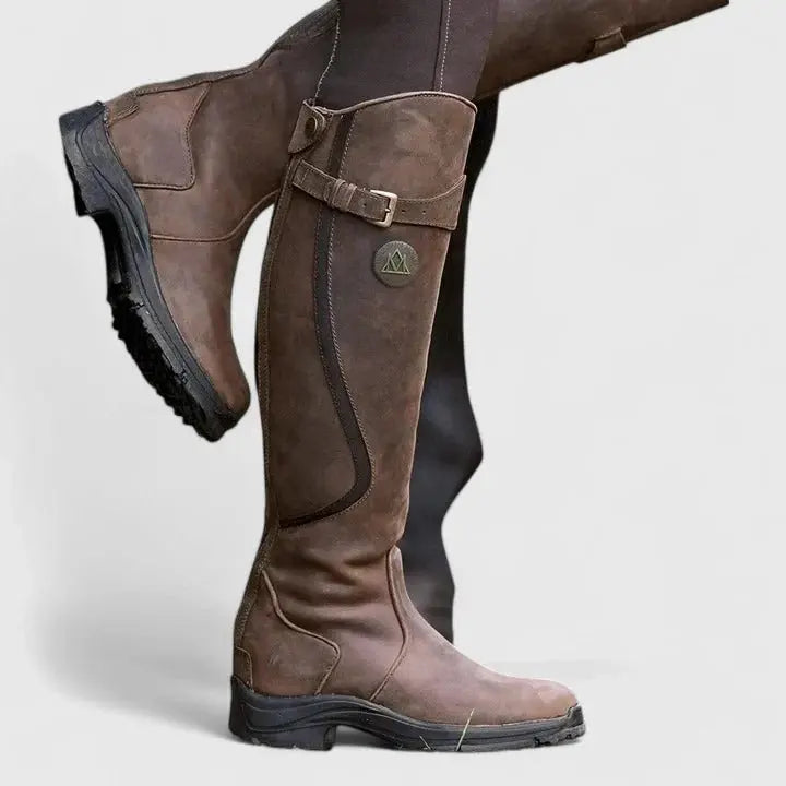 Maribela - High Leather Riding Boots for Women