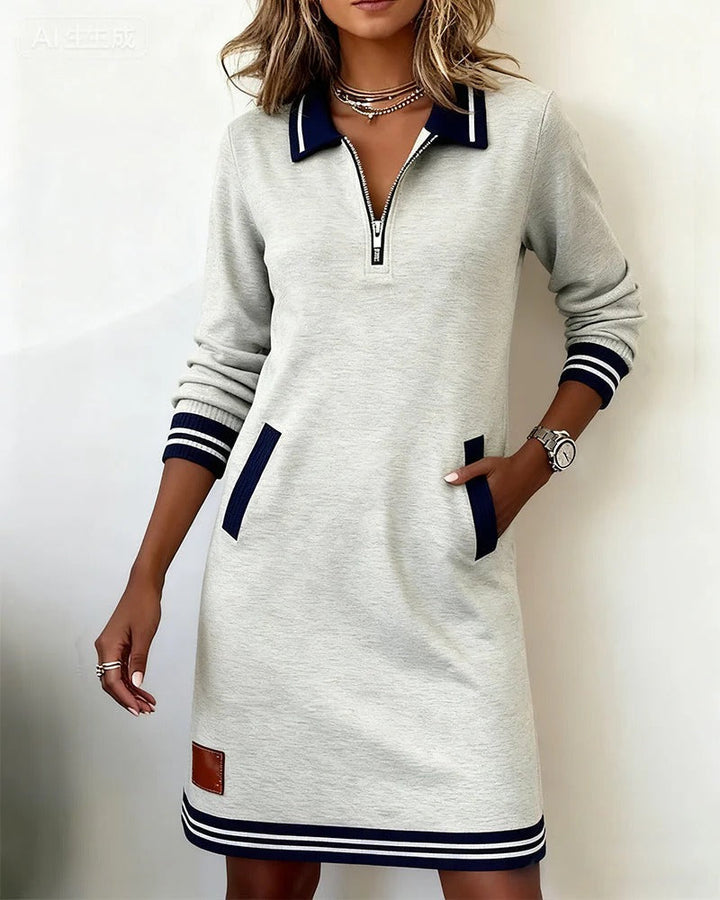 Catalina | Long Sleeve Cotton Dress