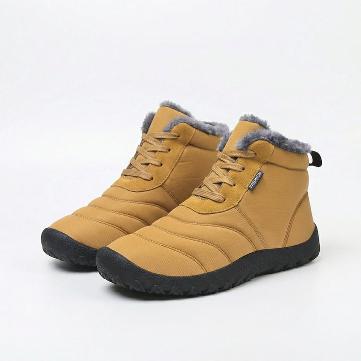OrthoWarm - cushioned barefoot shoes, water-repellent and pain-relieving