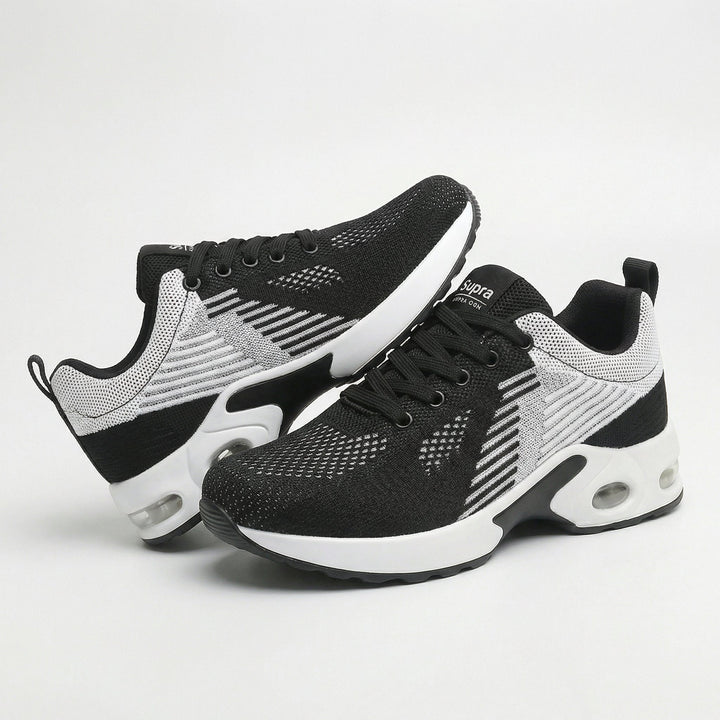 WalkMora Orthopaedic Shoes - Black White