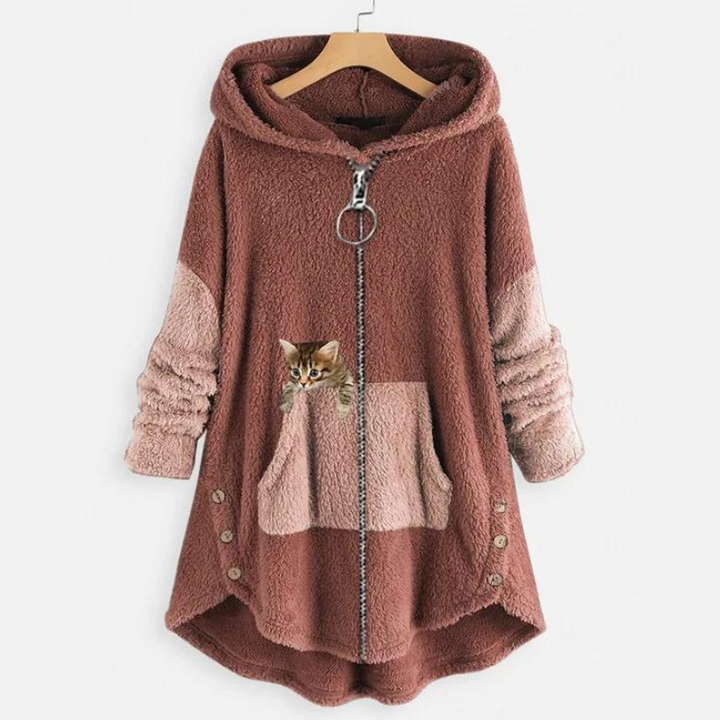 Vanda | Warm and Soft Jacket, as Hugable as a Teddy Bear