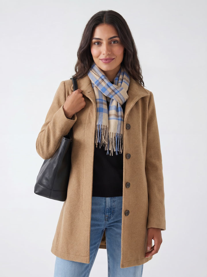 Ines | Wool Winter Coat For Women