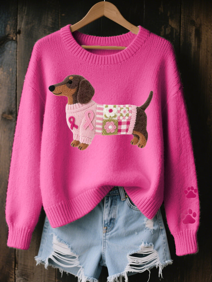 Amor Teckel™ – Suéter Patchwork Acogedor