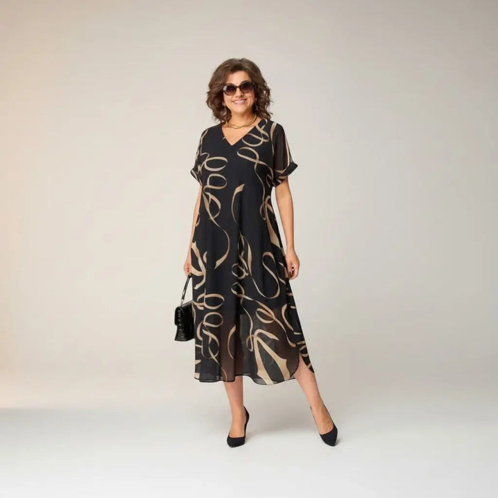 Daniela - Elegant Chiffon Dress